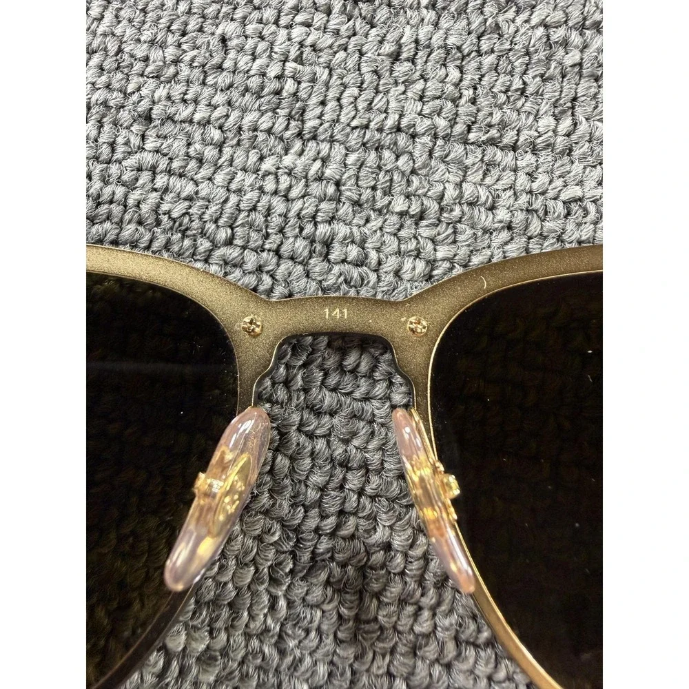 Ray Ban Sunglasses Adult Small Black Green Square Metal RB3576-N 043/73